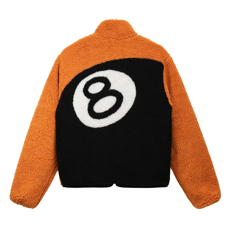 8-Ball-Sherpa-Orange-Jacket