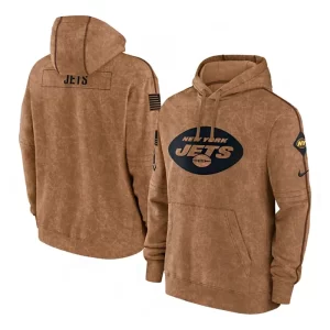 Aaron Rodgers New York Jets Salute To Service Club Hoodie - Image 2