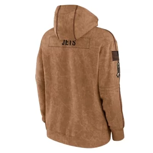 Aaron Rodgers New York Jets Salute To Service Club Hoodie - Image 5