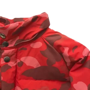 Bape Puffer Red Jacket - Image 4