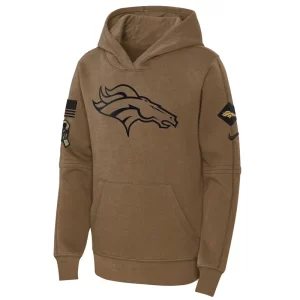 Denver Broncos Salute to Service Brown Hoodie