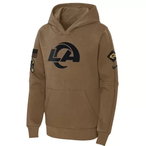 Los Angeles Salute to Service Brown Hoodie