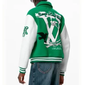Light Green Varsity Jacket - Image 2