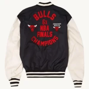 NBA Bulls New Era Jimmy Varsity Jacket - Image 2