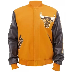 NBA Championship Chicago Bulls Yellow Jacket