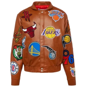NBA Jeff Hamilton Leather Jacket