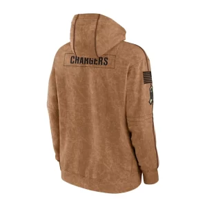 Los Angeles Chargers Salute To Service Club Hoodie - Image 3