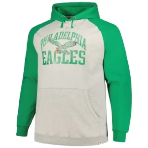 Philadelphia Eagles Gray and Green Hoodie
