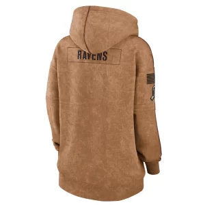 Ravens Salute to Service Brown Hoodie - Image 3