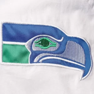 Seattle Seahawks Starter White Jacket - Image 2