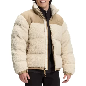 The North Face Shearling Nuptse Puffer Jacket - Image 2
