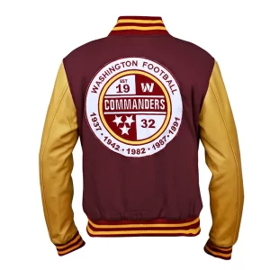 Washington Commanders Letterman Jacket - Image 2