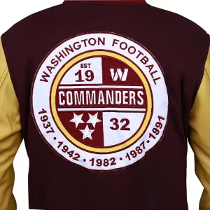 Washington Commanders Letterman Jacket - Image 3