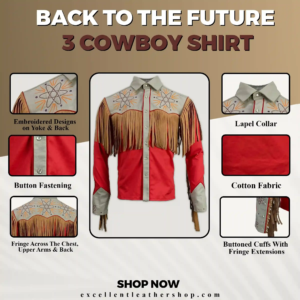Back To The Future 3 Cowboy Shirt - Image 6