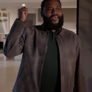 Anthony Anderson "Andre 'Dre' Johnson" Black-ish Black Napa Leather Jacket | Refined Casual Style - Image 3