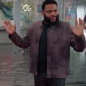Anthony Anderson "Andre 'Dre' Johnson" Black-ish Black Napa Leather Jacket | Refined Casual Style