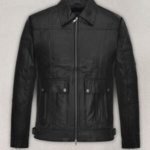 Jungkook Airport Style Leather Jacket - BTS Fashion Replica