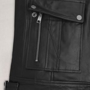 Jungkook Airport Style Leather Jacket - BTS Fashion Replica - Image 6