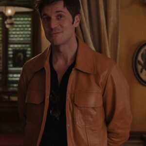 Lucas Bravo "Gabriel" Emily In Paris Style Napa Leather Jacket | Effortless European Charm - Image 3