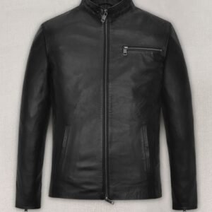 Matt Damon Inspired Black Leather Jacket - Timeless Elegance & Cool - Image 4