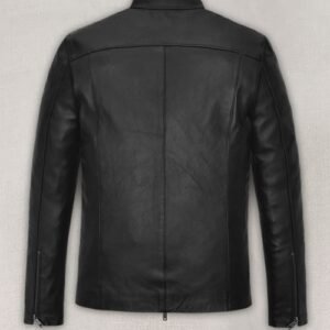 Matt Damon Inspired Black Leather Jacket - Timeless Elegance & Cool - Image 5