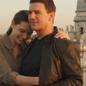 Tom Cruise Mission Impossible: Dead Reckoning Leather Jacket | Ethan Hunt Replica - Image 4