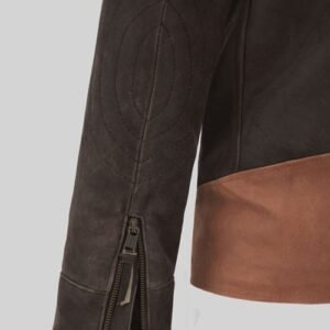 X-Men Origins Wolverine Distressed Brown Leather Jacket | Hugh Jackman Logan Replica - Image 6